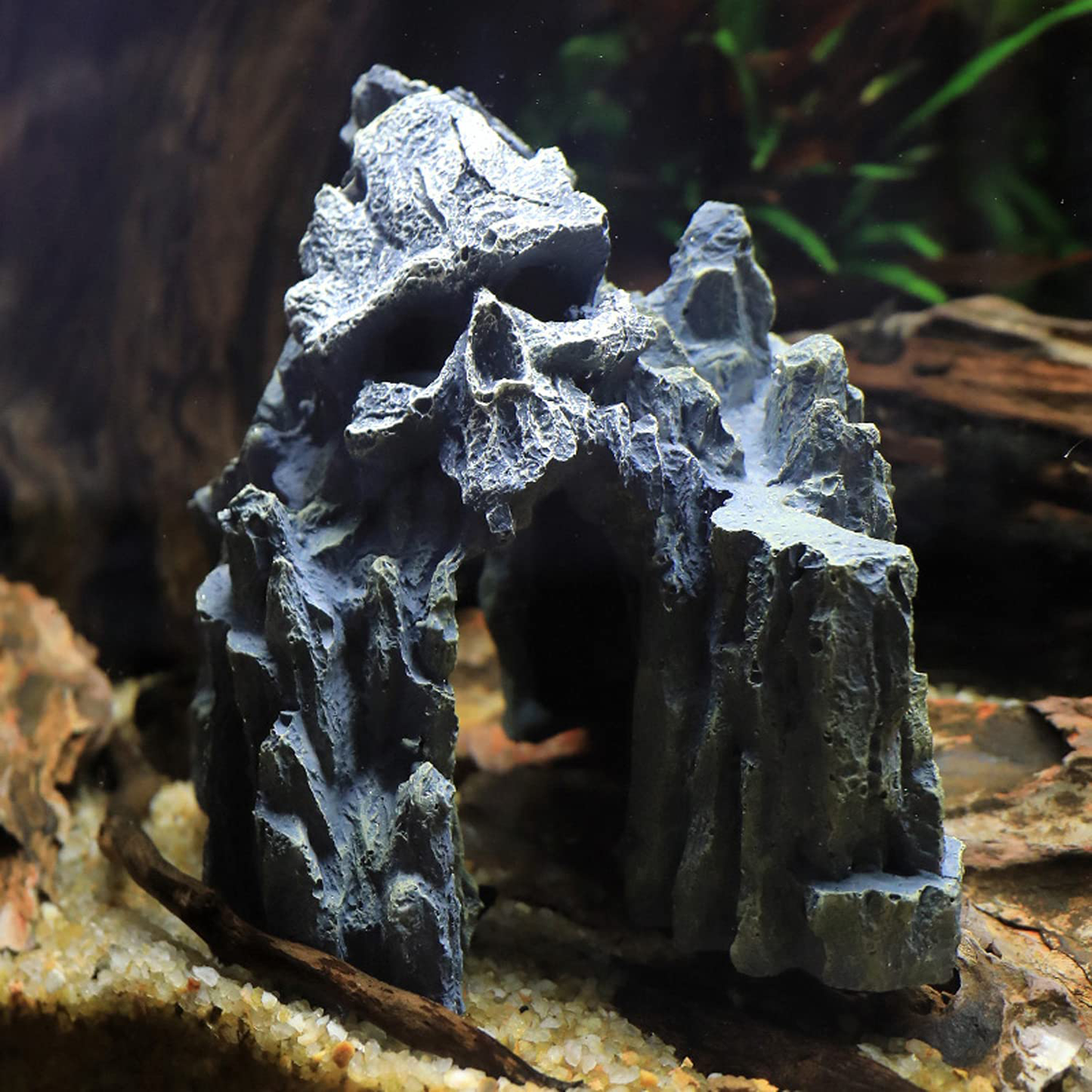 Feifan007 Fish Tank Decoration Cave Aquarium Décor Ornament Fish Tank Decorations Skull Mountain Animals & Pet Supplies > Pet Supplies > Fish Supplies > Aquarium Decor Feifan007