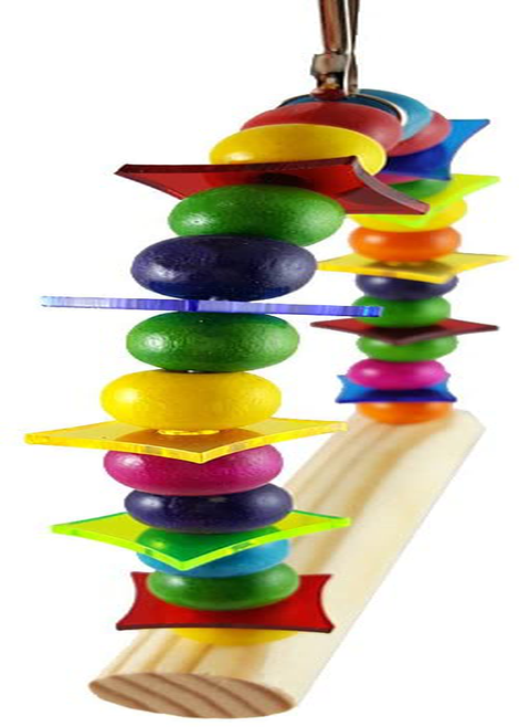 Litewood Colorful Wooden Bird Swing Toy Wood Parrot Perch Stand Play Gym for Small Parakeets Budgies Cockatiels Conures Cage Accessories Swings to Balance Exercise Training Animals & Pet Supplies > Pet Supplies > Bird Supplies > Bird Gyms & Playstands Litewood