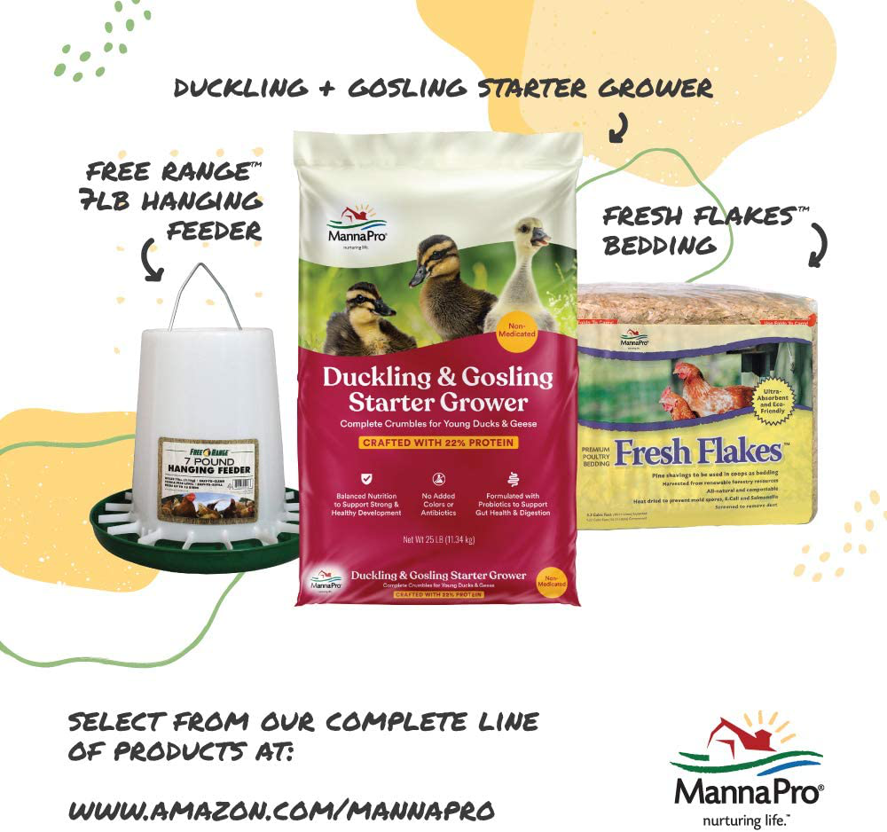 Manna Pro Duck Layer Pellet | High Protein for Increased Egg Production | Formulated with Probiotics to Support Healthy Digestion Animals & Pet Supplies > Pet Supplies > Reptile & Amphibian Supplies > Reptile & Amphibian Food Manna Pro