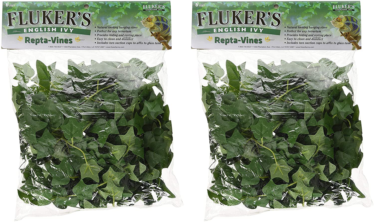 Fluker'S Repta Vines-English Ivy for Reptiles and Amphibians (Тwo Рack) Animals & Pet Supplies > Pet Supplies > Reptile & Amphibian Supplies > Reptile & Amphibian Substrates Fluker's