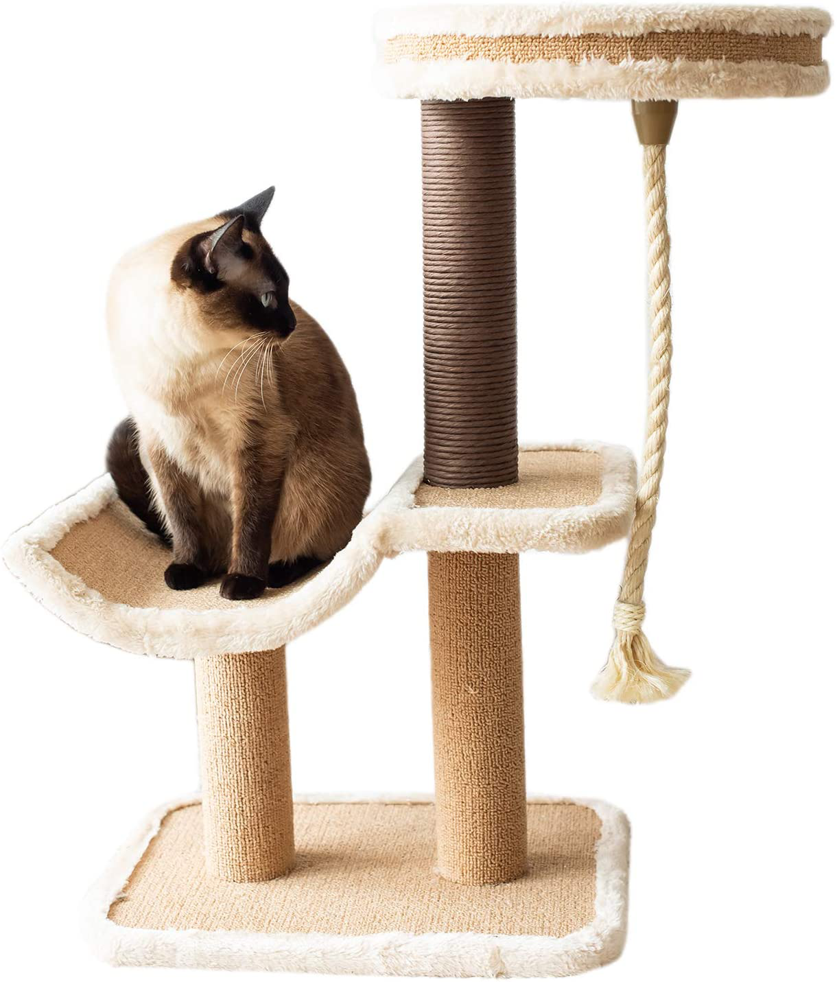 Catry Cat Tree with Scratching Post - Cozy Design of Cat Hammock