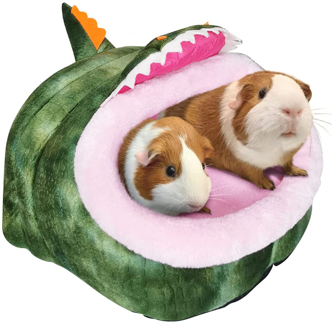 LEFTSTARER Hedgehog Guinea Pig Cage Bed Small Pet Animals House Accessories, Guinea Pig Toys House Nest Hamster Supplies Habitat Ferret Rat Animals & Pet Supplies > Pet Supplies > Small Animal Supplies > Small Animal Habitat Accessories LEFTSTARER Green Crocodile XL