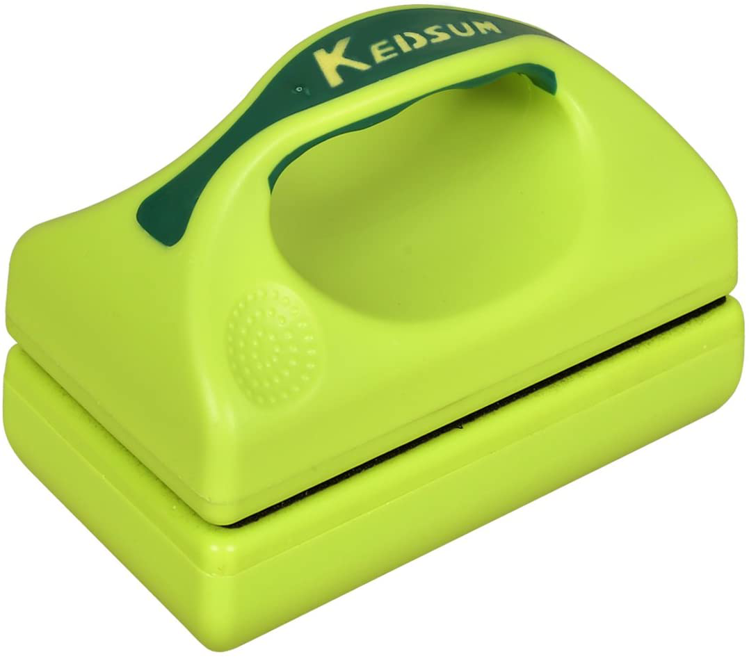 KEDSUM Magnetic Aquarium Fish Tank Cleaner, Fish Tank Glass Cleaner, Floating Clean Brush with Handle Design Animals & Pet Supplies > Pet Supplies > Fish Supplies > Aquarium Cleaning Supplies KEDSUM XL