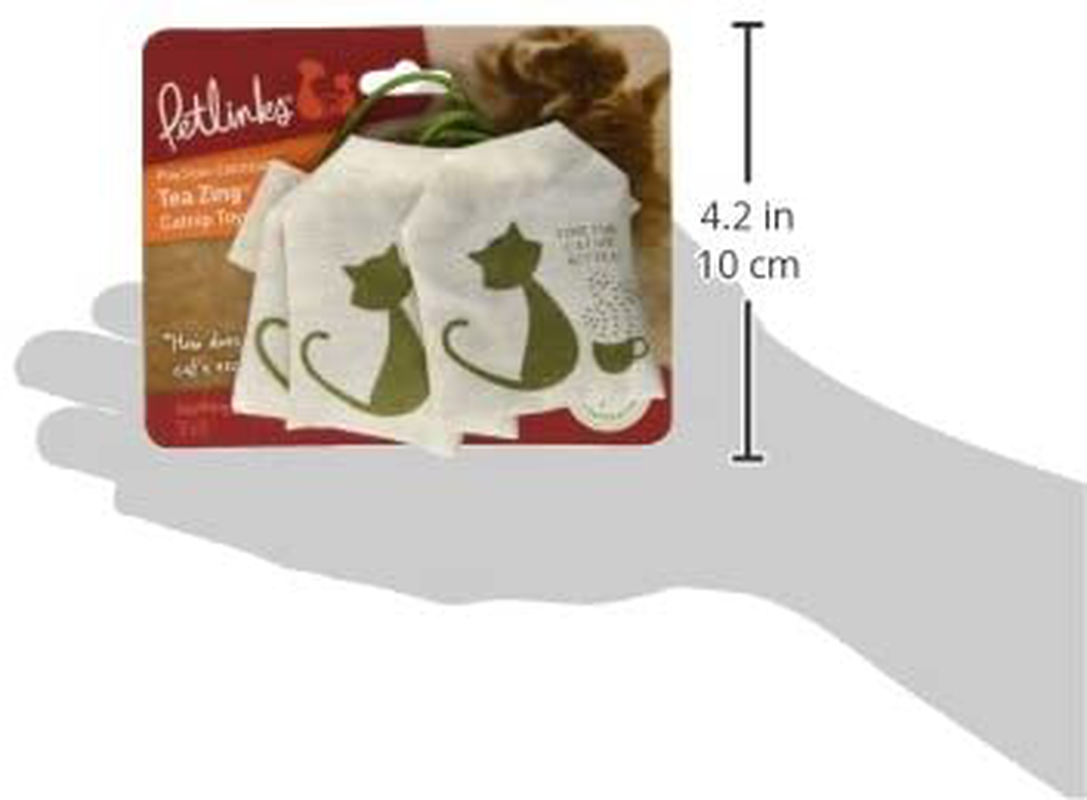 Petlinks Tea Zing Cat Toy Catnip Tea Bag Toys, 3 Pack Animals & Pet Supplies > Pet Supplies > Cat Supplies > Cat Toys Petlinks