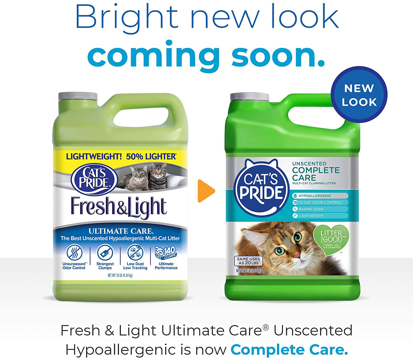 Cat'S Pride Fresh and Light Lightweight Unscented Hypoallergenic Multi-Cat Litter (3 Pack), 30 Lb Jug Animals & Pet Supplies > Pet Supplies > Cat Supplies > Cat Litter Avantree