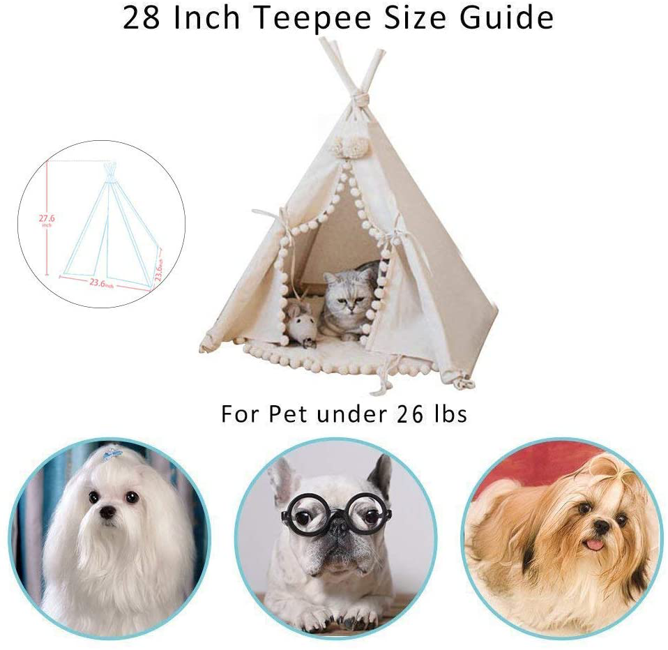 Little Dove Pet Teepee Animals & Pet Supplies > Pet Supplies > Cat Supplies > Cat Beds little dove