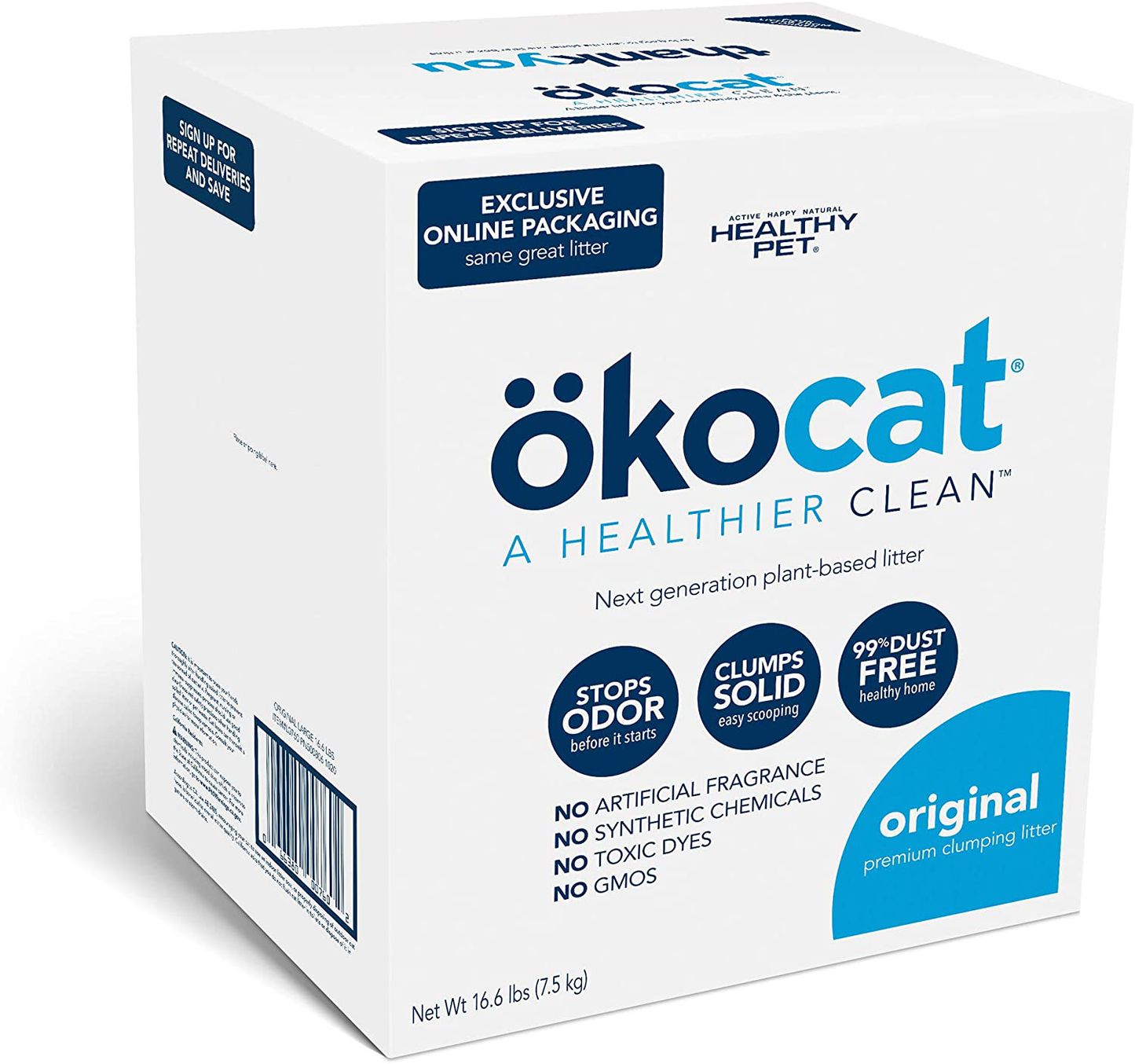 ÖKOCAT Natural Wood Clumping Litter Animals & Pet Supplies > Pet Supplies > Cat Supplies > Cat Litter ÖKOCAT Original Large