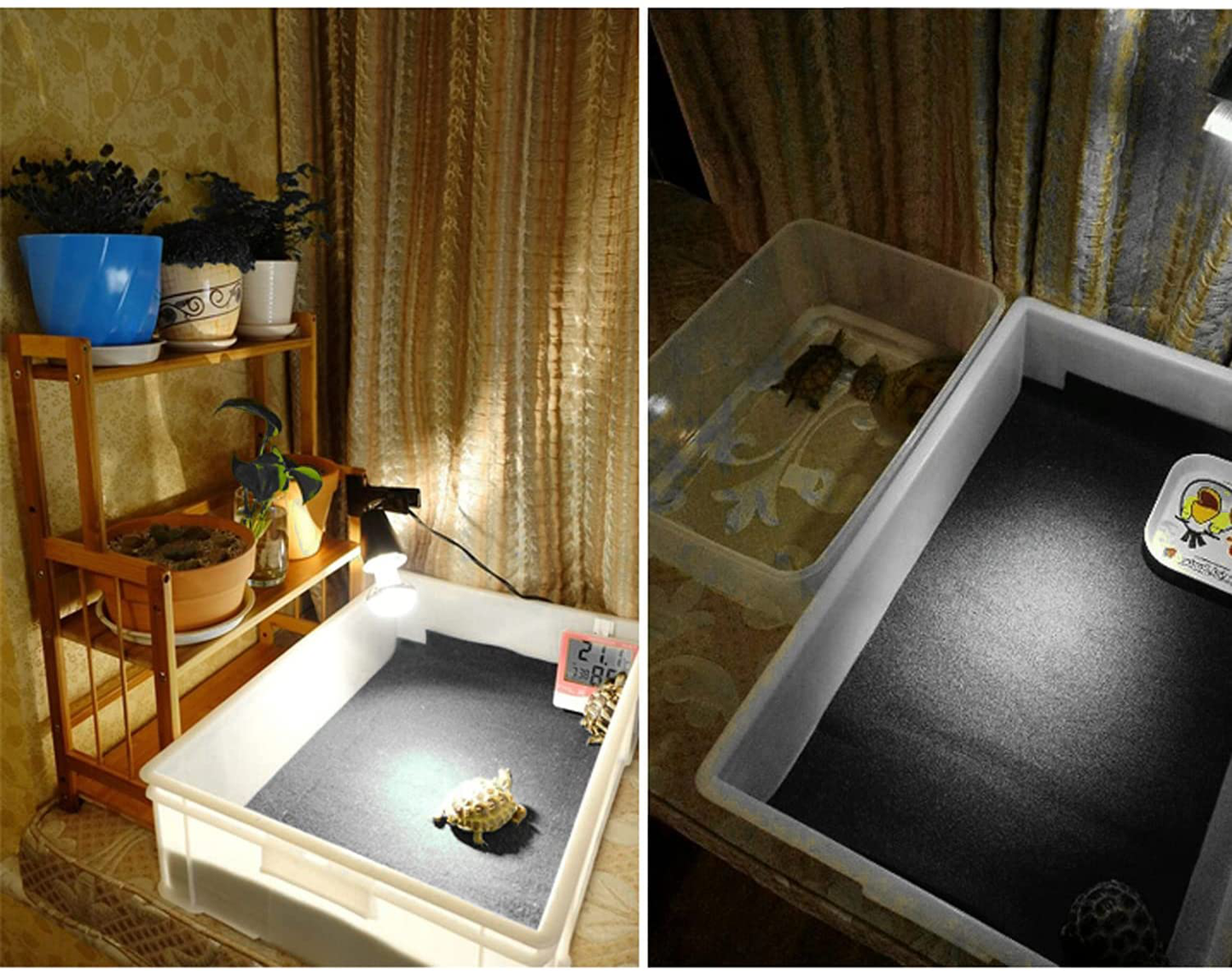 Mechpia 47" X 24" Large Reptile Carpet Terrarium Liner Bedding Reptile Substrate Mat Supplies for Bearded Dragon Snake Lizard Tortoise Leopard Gecko Animals & Pet Supplies > Pet Supplies > Reptile & Amphibian Supplies > Reptile & Amphibian Substrates Mechpia