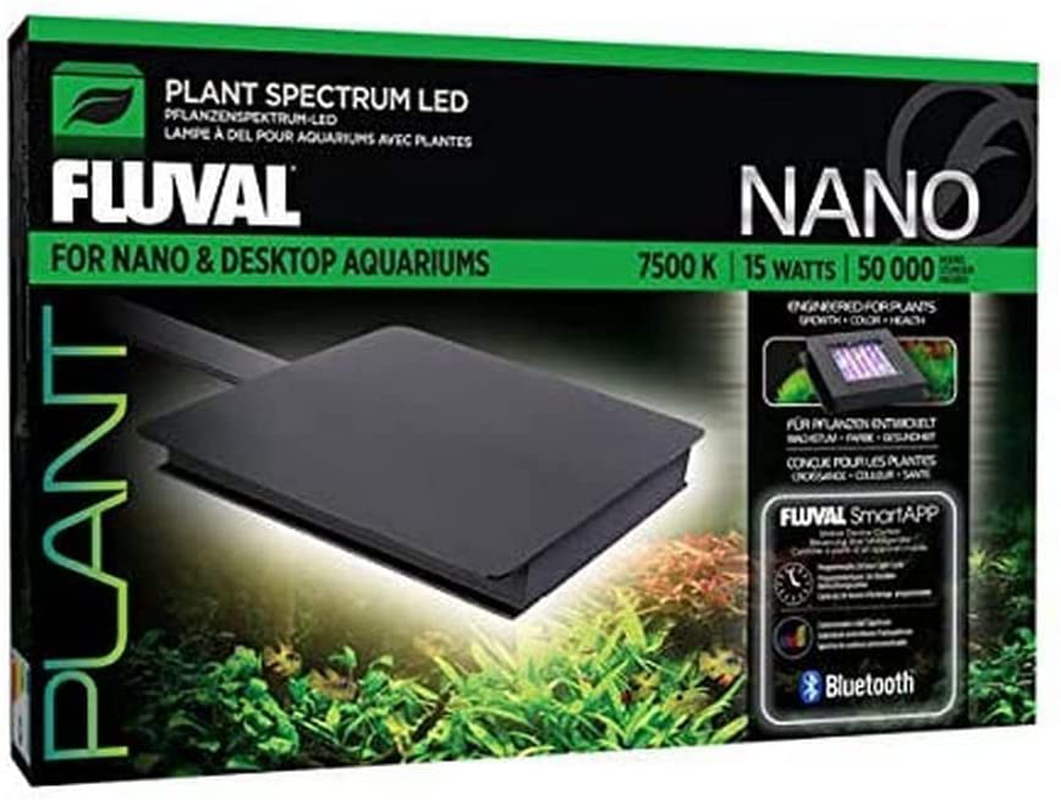 Hagen Fluval Plant Bluetooth Nano LED Aquarium Light (15 Watt) Animals & Pet Supplies > Pet Supplies > Fish Supplies > Aquarium Lighting Hagen
