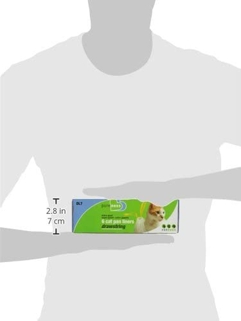 Van Ness DL7 Pureness Extra Giant Drawstring Cat Pan Liner, 6-Count Animals & Pet Supplies > Pet Supplies > Cat Supplies > Cat Litter Box Liners Van Ness Products