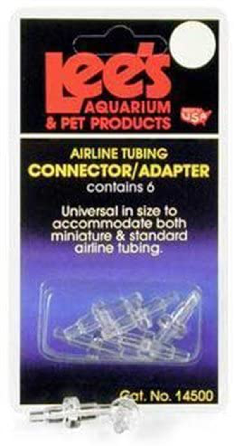 Lee'S Pet Products ALE14500 6-Card Airline Connectors for Aquarium Pumps Animals & Pet Supplies > Pet Supplies > Fish Supplies > Aquarium & Pond Tubing Lee's Pet Products