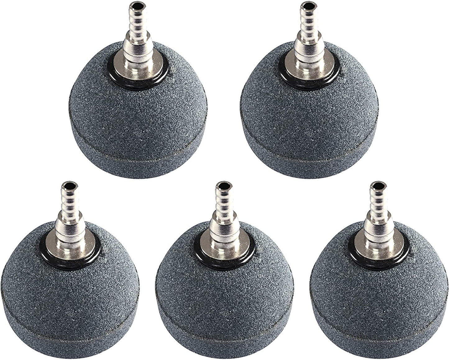 Quickun 1.6"~7.8" Multifarious Updated Crazy Air Disc Stone Cylinder Bubbler plus Diffuser Aquarium Fish Tank Hydroponics Pump Airstones Mineral/Disc 3/16" 5/16" Hose ID Animals & Pet Supplies > Pet Supplies > Fish Supplies > Aquarium Air Stones & Diffusers Quickun *Ball 2"