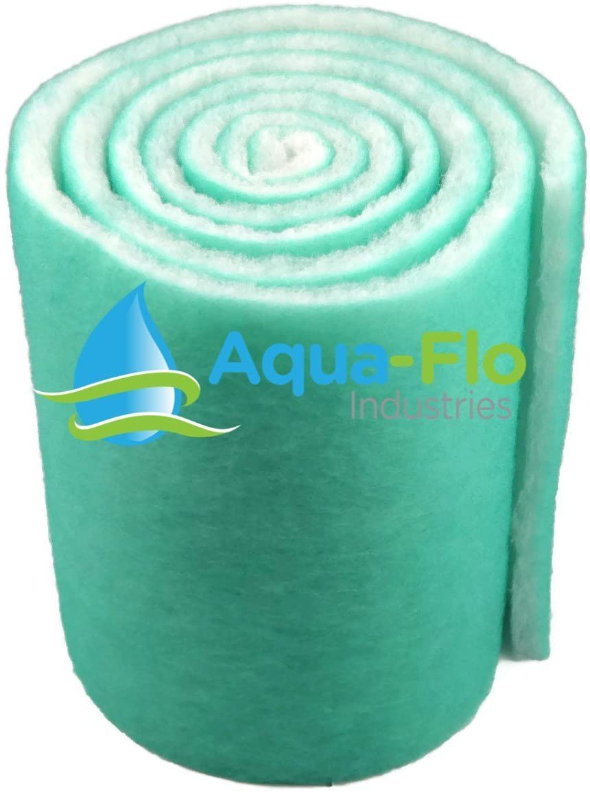 Aqua-Flo 12" Pond & Aquarium Filter Media, 72" (6 Feet) Long X 1" Thick (Green/White) Animals & Pet Supplies > Pet Supplies > Fish Supplies > Aquarium Filters Aqua Flo