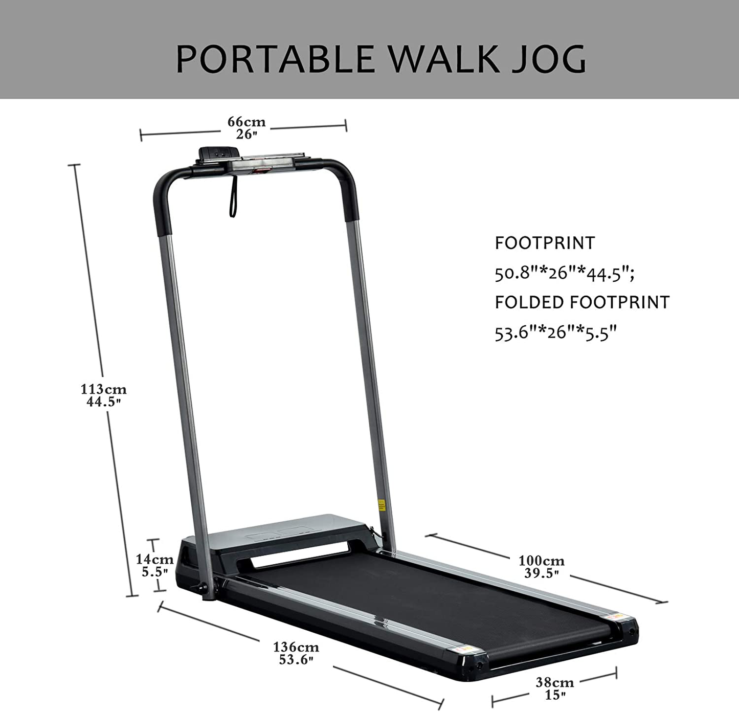 Under Desk Folding Treadmill, Portable Electric Foldable Treadmill Workout Exercise for Small Apartment, Remote Control and LCD Display, Compact Running Walking & Jogging Machine, No Installation Animals & Pet Supplies > Pet Supplies > Dog Supplies > Dog Treadmills windaze