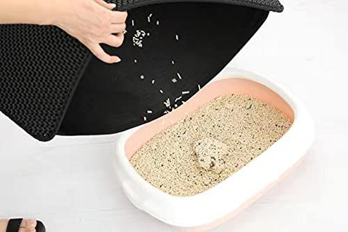 Pudi Pet Cat Litter Mat Double Layer Litter Cat Bed Pads Honeycomb Design, Urine and Water Proof Material Easier to Clean Animals & Pet Supplies > Pet Supplies > Cat Supplies > Cat Litter Box Mats Pudi