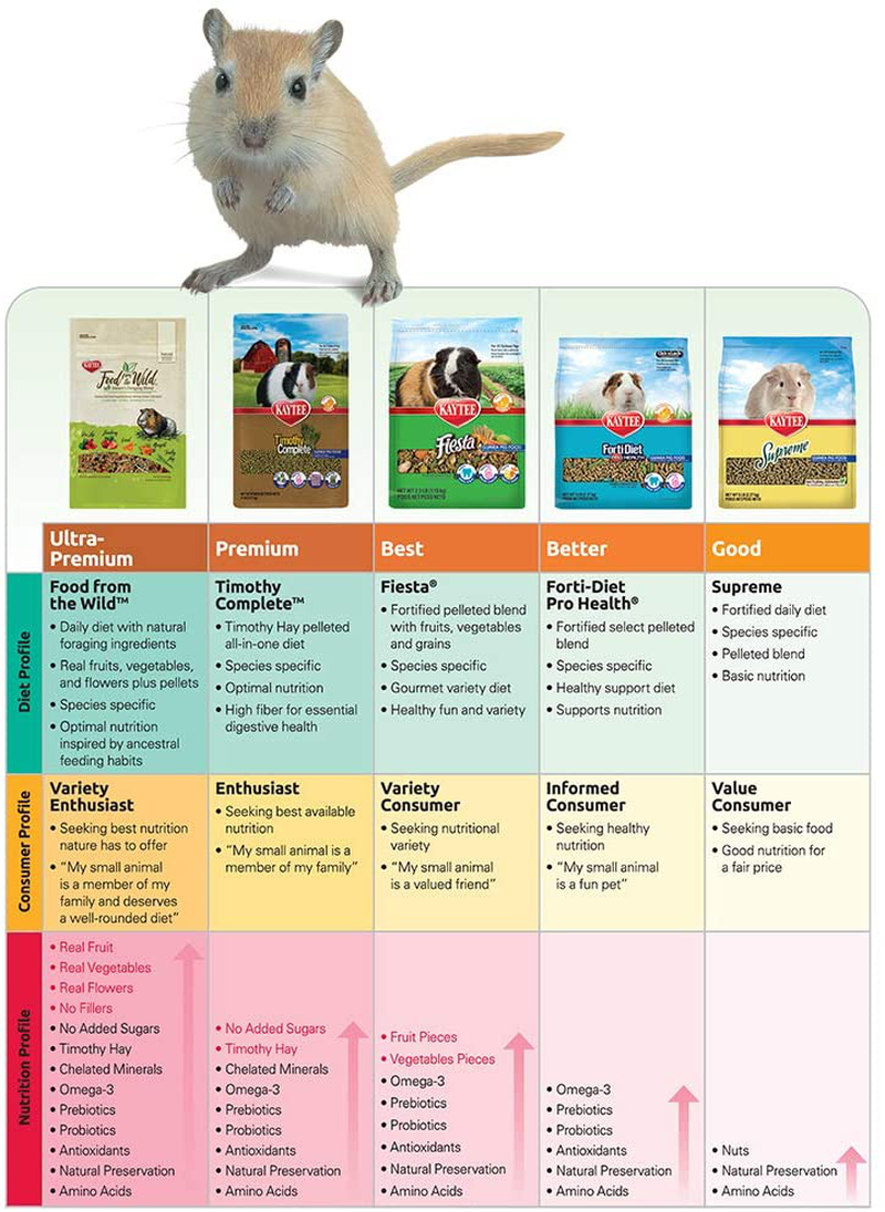 Kaytee Timothy Complete Chinchilla Food Animals & Pet Supplies > Pet Supplies > Small Animal Supplies > Small Animal Food Kaytee