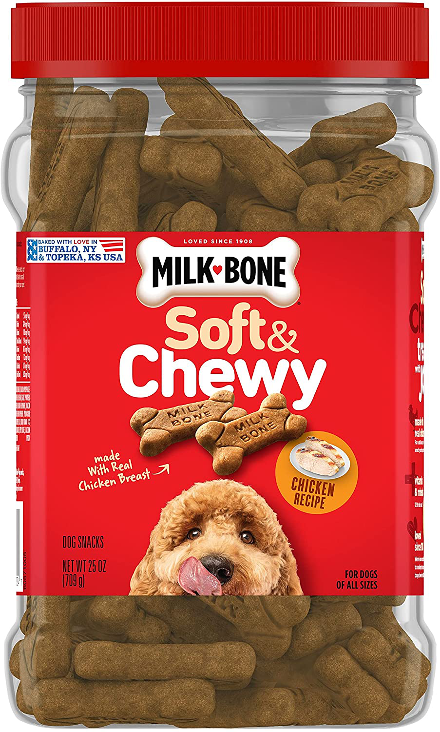Milk-Bone Soft & Chewy Dog Treats with 12 Vitamins and Minerals Animals & Pet Supplies > Pet Supplies > Dog Supplies > Dog Treats Milk-Bone