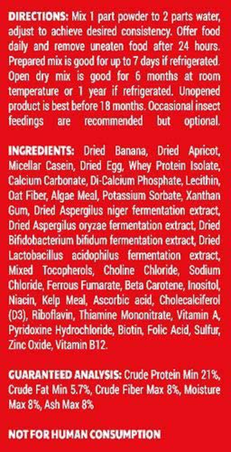 Pangea Fruit Mix Apricot Complete Crested Gecko Food 1/2 Lb Animals & Pet Supplies > Pet Supplies > Reptile & Amphibian Supplies > Reptile & Amphibian Food Pangea