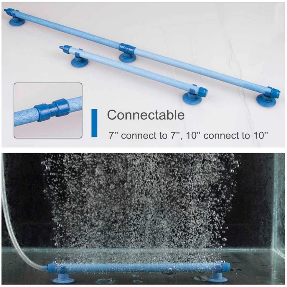 LINHU Water Bubble Diffuser Wall Bubble Tube Air Pump Stone Fish Tank Aerator Oxygen Pump Aquarium Accessories(7 Inch,Pink) Animals & Pet Supplies > Pet Supplies > Fish Supplies > Aquarium Air Stones & Diffusers LINHU