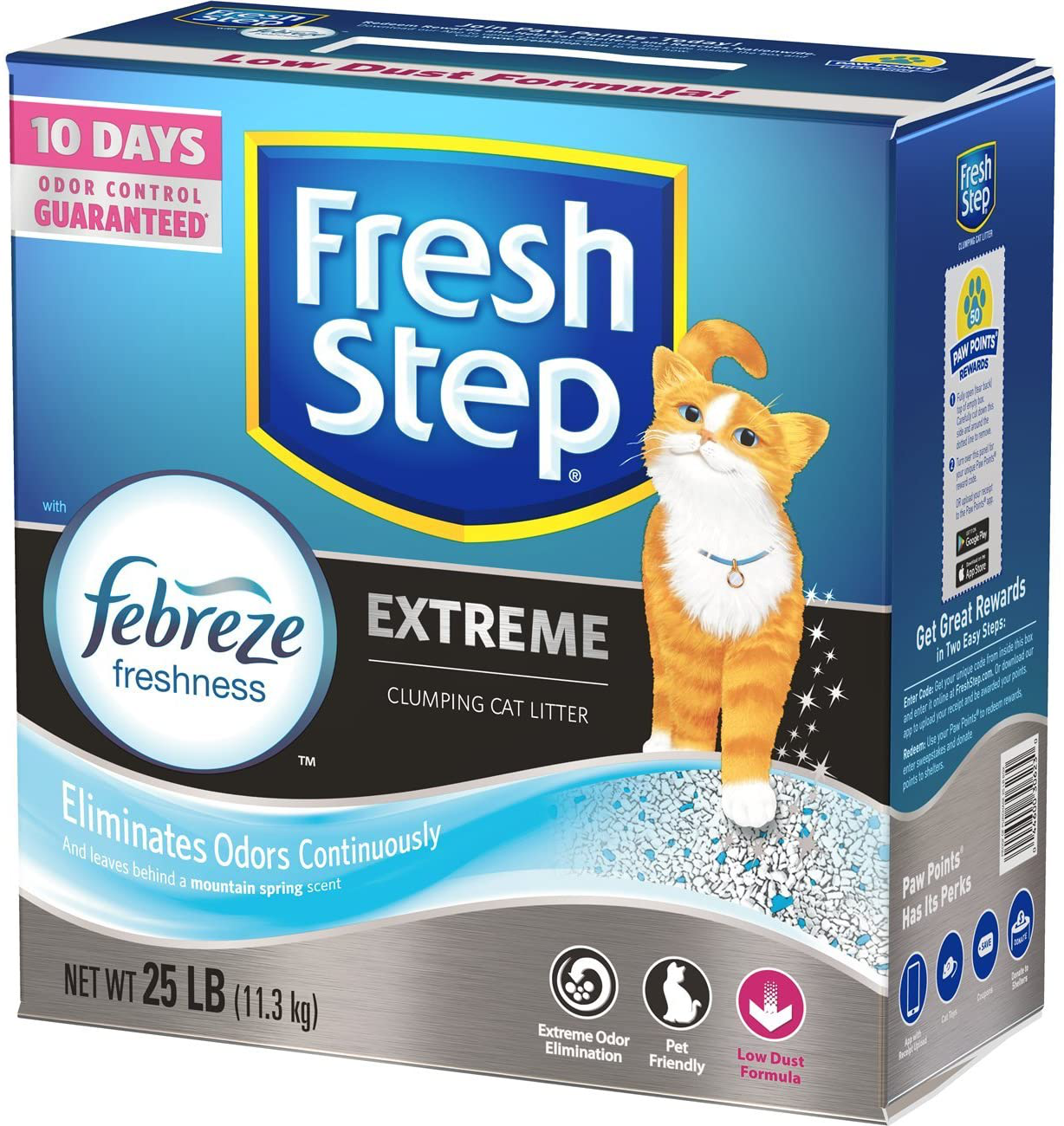 Fresh Step Extreme Scented Litter with the Power of Febreze, Clumping Cat Litter, 25 Lb Animals & Pet Supplies > Pet Supplies > Cat Supplies > Cat Litter Fresh Step