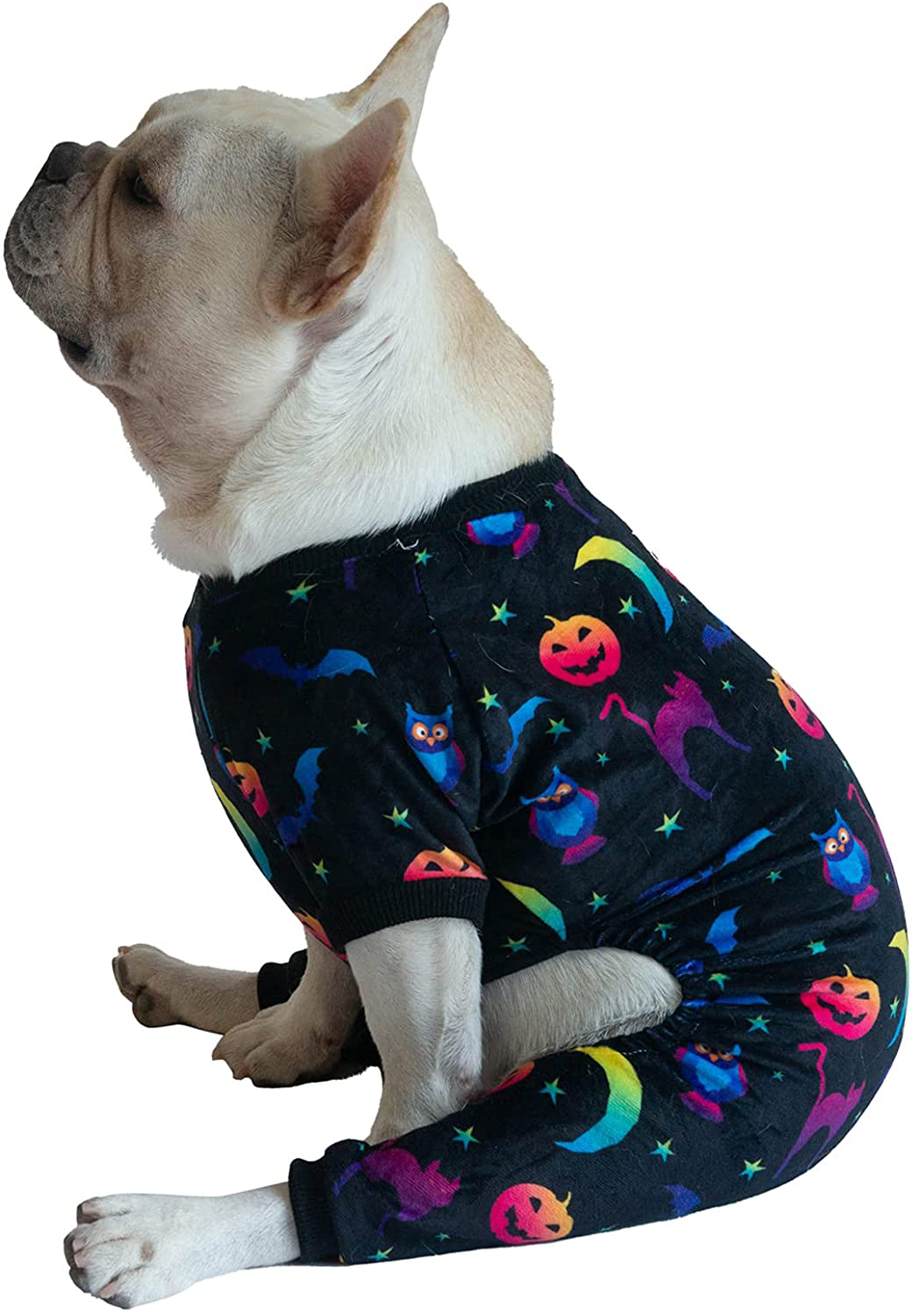 Cutebone Halloween Dog Pajamas Costumes Pet Clothes Cat Apparel Shirt Winter Holiday Cute Pjs Outfits for Doggie Onesies Animals & Pet Supplies > Pet Supplies > Dog Supplies > Dog Apparel CuteBone