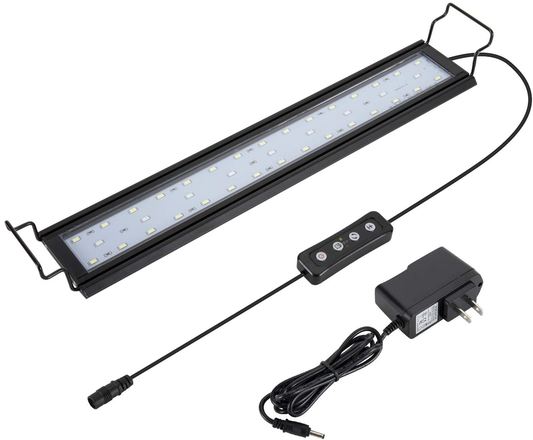 Hygger 14W Full Spectrum Aquarium Light with Aluminum Alloy Shell Extendable Brackets, White Blue Red Leds, External Controller, for Freshwater Fish Tank (18-24 Inch) Animals & Pet Supplies > Pet Supplies > Fish Supplies > Aquarium Lighting hygger 14W (18-24 inch)  