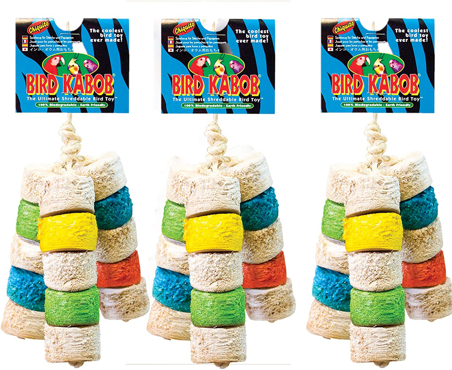 Bird Kabob Chiquito - 3 Pack Animals & Pet Supplies > Pet Supplies > Bird Supplies > Bird Toys BIRD KABOB