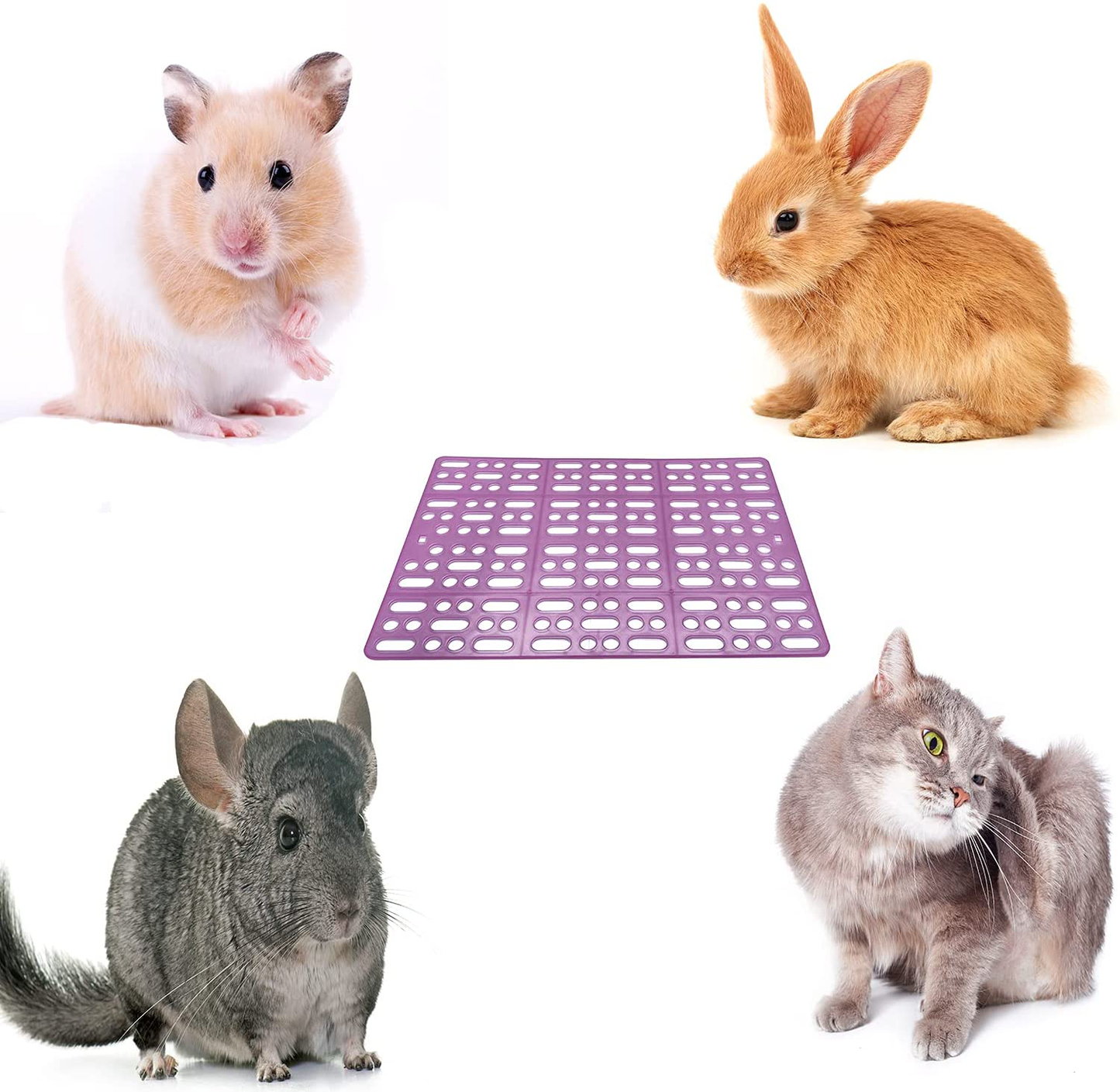 WANBAO Plastic Bunny Foot Pad, Rabbit Cage Mat B Animals & Pet Supplies > Pet Supplies > Small Animal Supplies > Small Animal Habitat Accessories WANBAO