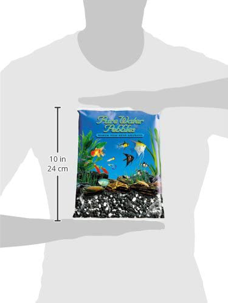 Pure Water Pebbles Aquarium Gravel, 5-Pound, Salt and Pepper Animals & Pet Supplies > Pet Supplies > Fish Supplies > Aquarium Gravel & Substrates Pure Water Pebbles