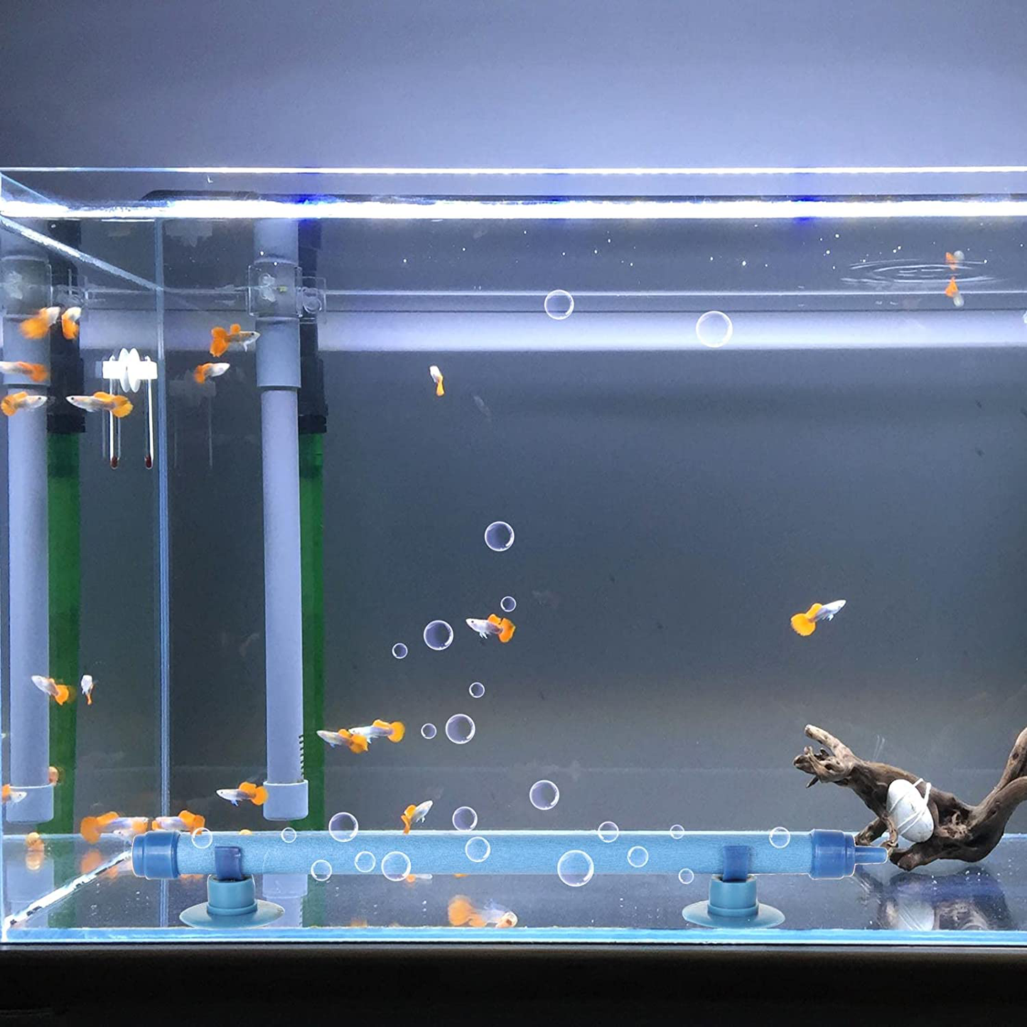 LIVTE 6 Pcs 7 Inch Aquarium Bubble Wall Air Stone Bar Tube with Suction Cups Bubble Diffuser Fish Tank Bubble Air Stone Bubble Release Diffuser Bar or Fish Tank Aquarium Hydroponics Pump Animals & Pet Supplies > Pet Supplies > Fish Supplies > Aquarium Air Stones & Diffusers LIVTE