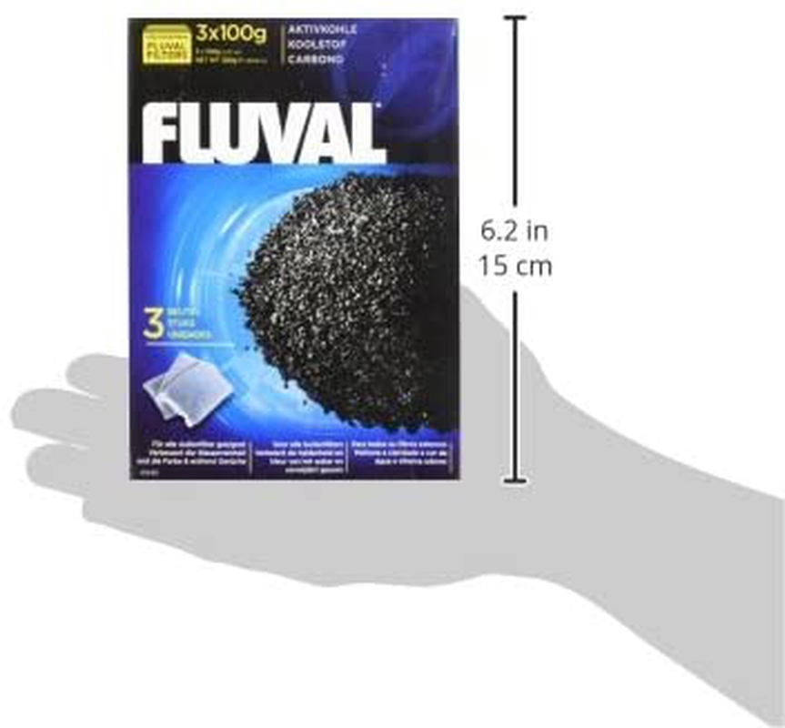 Fluval Carbon Nylon Bags for Aquarium, 100Gm, 9-Pack Animals & Pet Supplies > Pet Supplies > Fish Supplies > Aquarium Filters Fluval