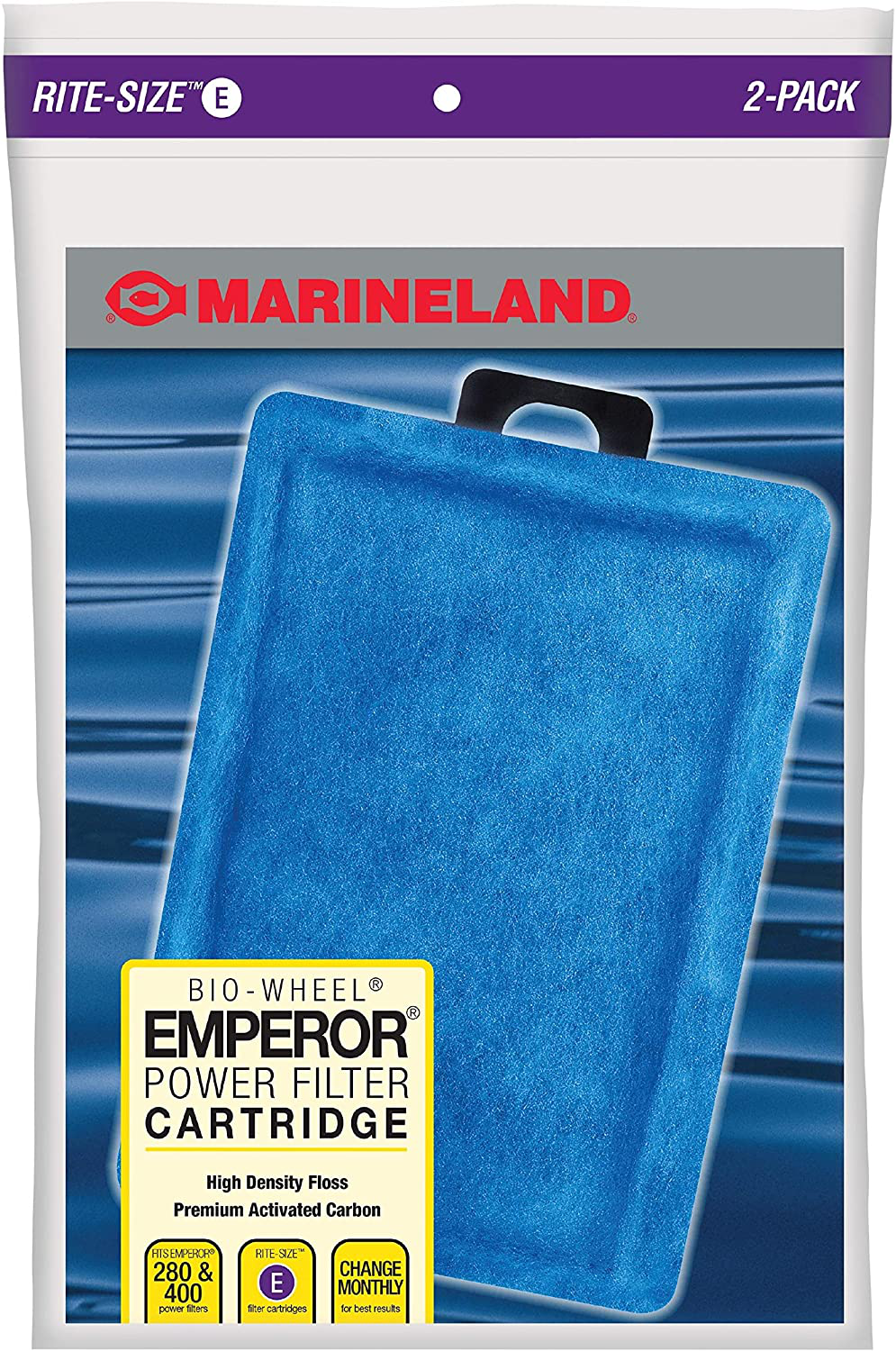 Marineland Emperor Bio-Wheel Replacement Power Filter Cartridges Animals & Pet Supplies > Pet Supplies > Fish Supplies > Aquarium Filters MarineLand 2-Count
