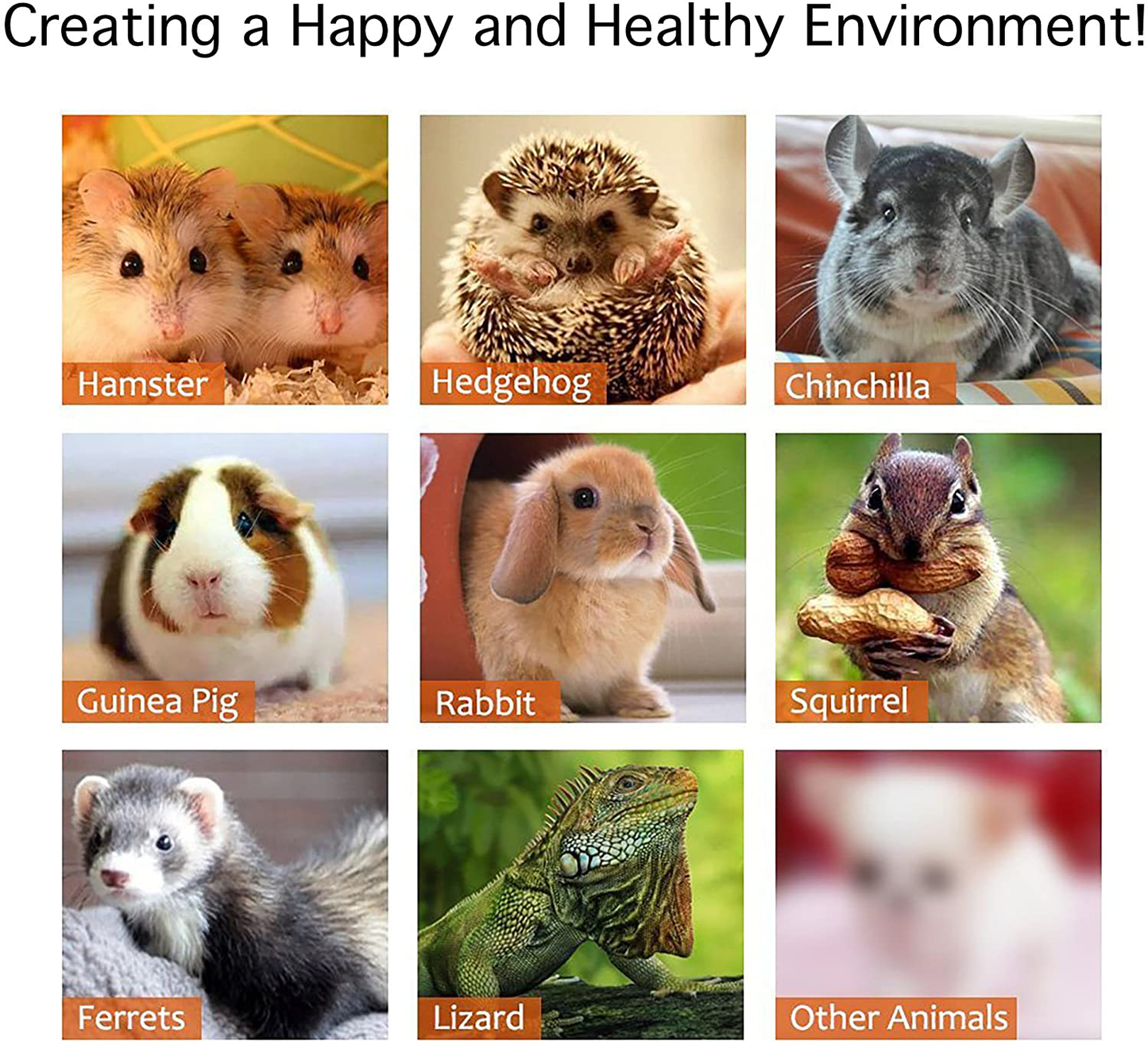 Cage Cleaner for Guinea Pigs, Cats, Hedgehogs, Hamsters, Chinchillas, Rabbits, Reptiles, and Other Small Animals - Cleaning Tool Set for Animal Waste - Mini Dustpan and Brush Set (1 Pack) Animals & Pet Supplies > Pet Supplies > Small Animal Supplies > Small Animal Bedding Travel EZ