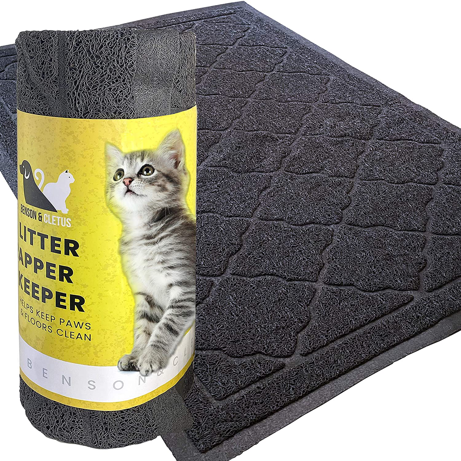 Drymate Cat Litter Mat Grey