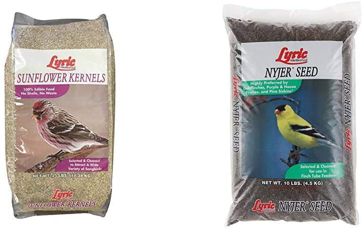 Lyric 2647446 Sunflower Kernels - 25 Lb. Animals & Pet Supplies > Pet Supplies > Bird Supplies > Bird Food Lebanon Seaboard Corporation Sunflower Kernels + Nyjer Seed 25 lb.