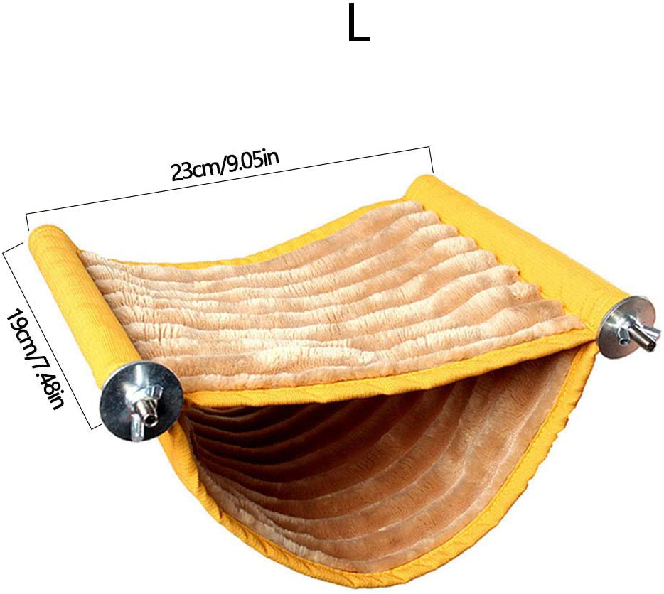 Bird Nest House Hanging Hammock Bed Toy for Pet Parrot Budgie Parakeet Cockatiel Conure Cockatoo African Grey Amazon Lovebird Finch Canary Hamster Rat Gerbils Chinchilla Guinea Pig Cage Perch Animals & Pet Supplies > Pet Supplies > Bird Supplies > Bird Ladders & Perches Keersi