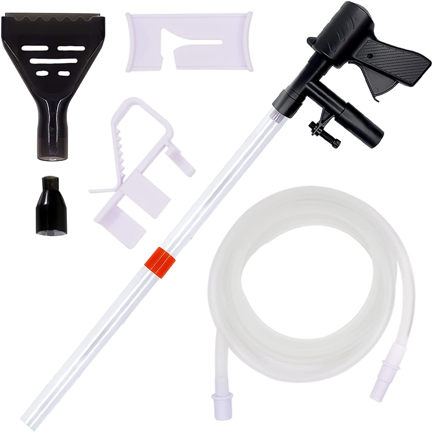 KATBUU Aquarium Gravel Cleaner, Fish Tank Cleaner Water Changer Gravel Sand Vacuum Cleaner with Water Hose Controller Clamp Aquarium Siphon Vacuum Sand Cleaning Animals & Pet Supplies > Pet Supplies > Fish Supplies > Aquarium Cleaning Supplies KATBUU