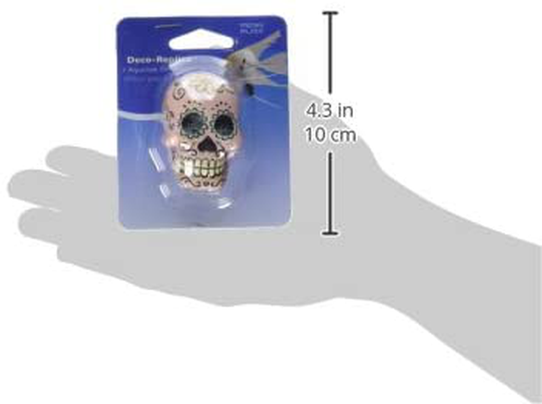 Pen Plax RR1912 Sugar Skull Aquarium Ornament, Pink Animals & Pet Supplies > Pet Supplies > Fish Supplies > Aquarium Decor Pen Plax