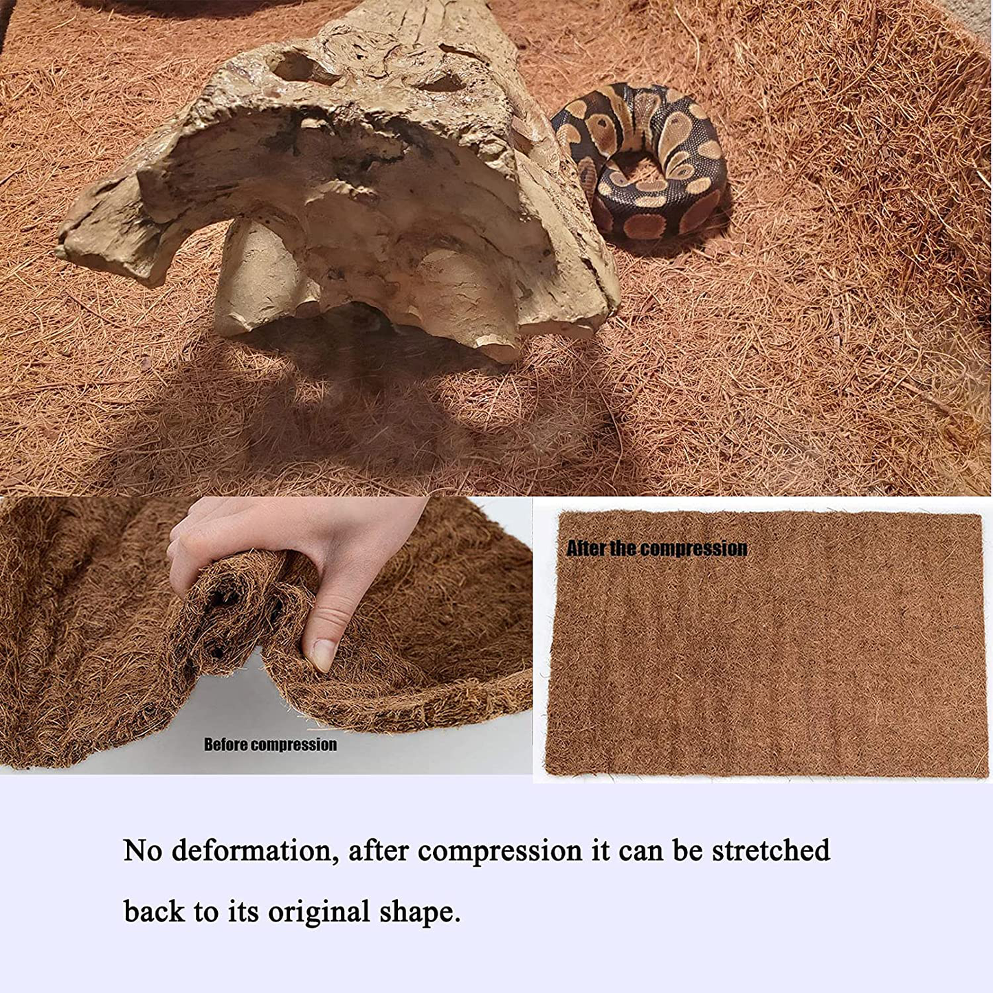 Tfwadmx Reptile Vines Plants Bendable Jungle Climbing Vine Lizard Carpet Mat Terrarium Flexible Plastic Plant Leaves Pet Habitat Decorations for Bearded Dragons, Frog, Snake, Hermit Crab, Chameleon Animals & Pet Supplies > Pet Supplies > Reptile & Amphibian Supplies > Reptile & Amphibian Substrates Tfwadmx