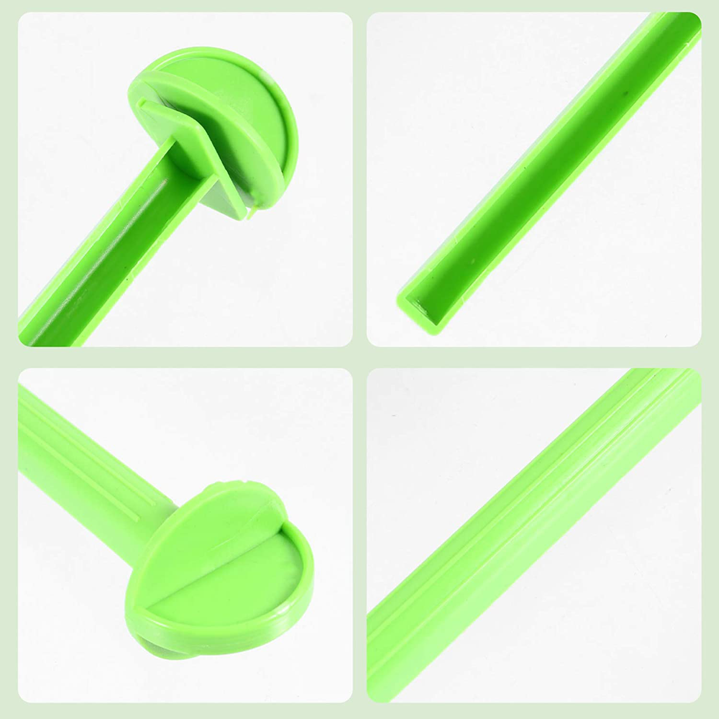 POPETPOP 50Pcs Bird Cage Plastic Stand Perches Holder Plastic Bird Finch Canary Budgie Cage Platform Green Animals & Pet Supplies > Pet Supplies > Bird Supplies > Bird Cages & Stands POPETPOP