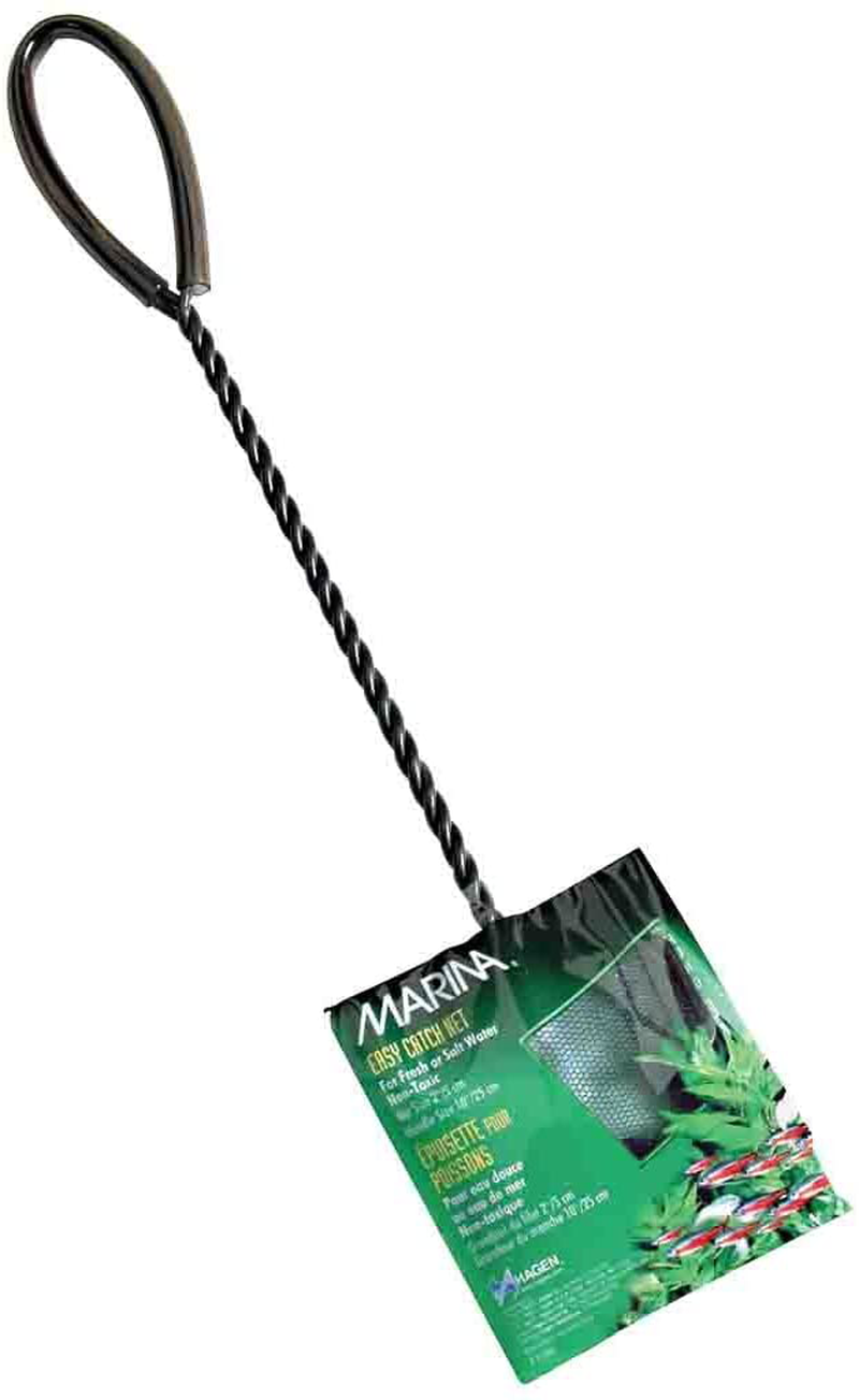 Marina 2 Inch Black Coarse Nylon with 10 Inch Handle Animals & Pet Supplies > Pet Supplies > Fish Supplies > Aquarium Fish Nets Marina