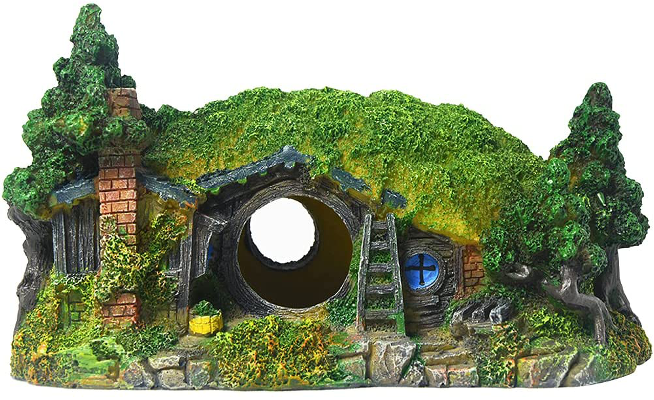 Hobbit House Cave Aquarium Decoration