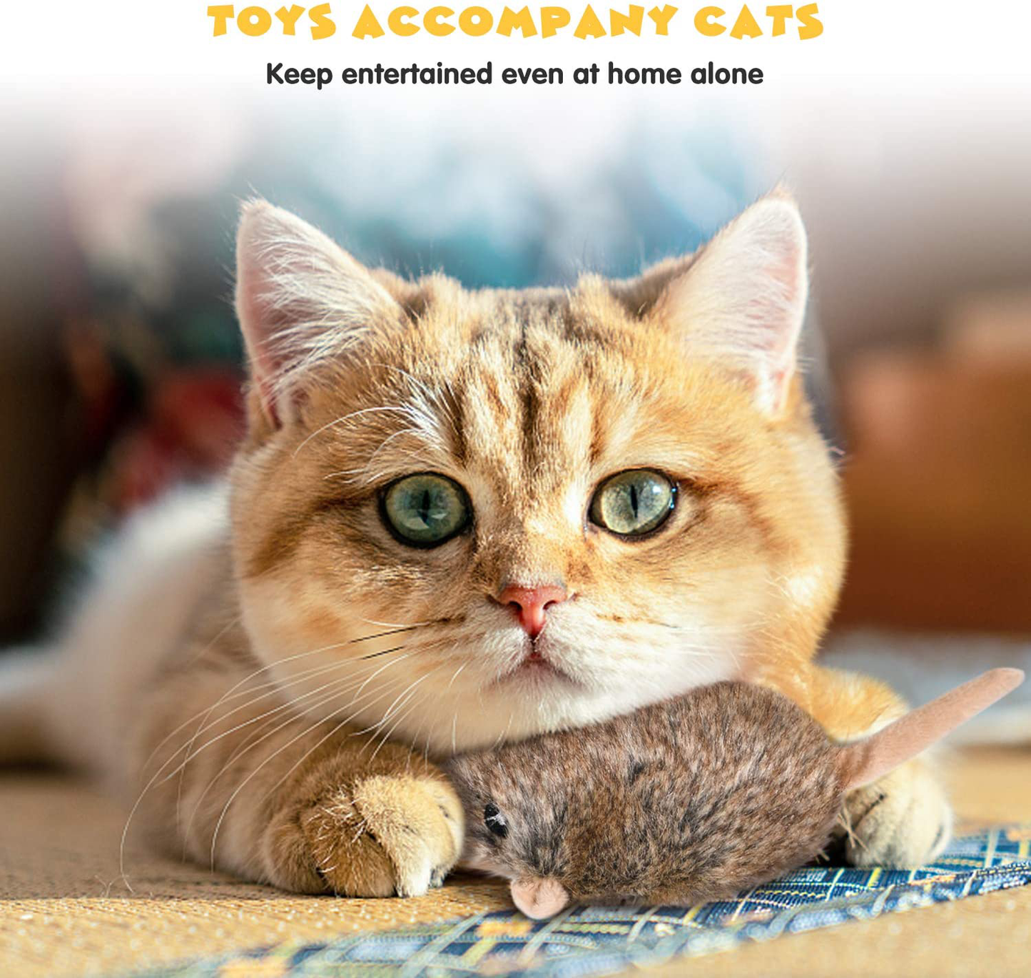 Vitscan Cat Toys for Indoor Cats, Interactive Cat Toy, Cat Chew Toy for Aggressive Chewers Bite Resistant, Crinkle Squeaky Catnip Toys Plush Stuffed Animal Pet Kitten Dog Toys Animals & Pet Supplies > Pet Supplies > Cat Supplies > Cat Toys Vitscan