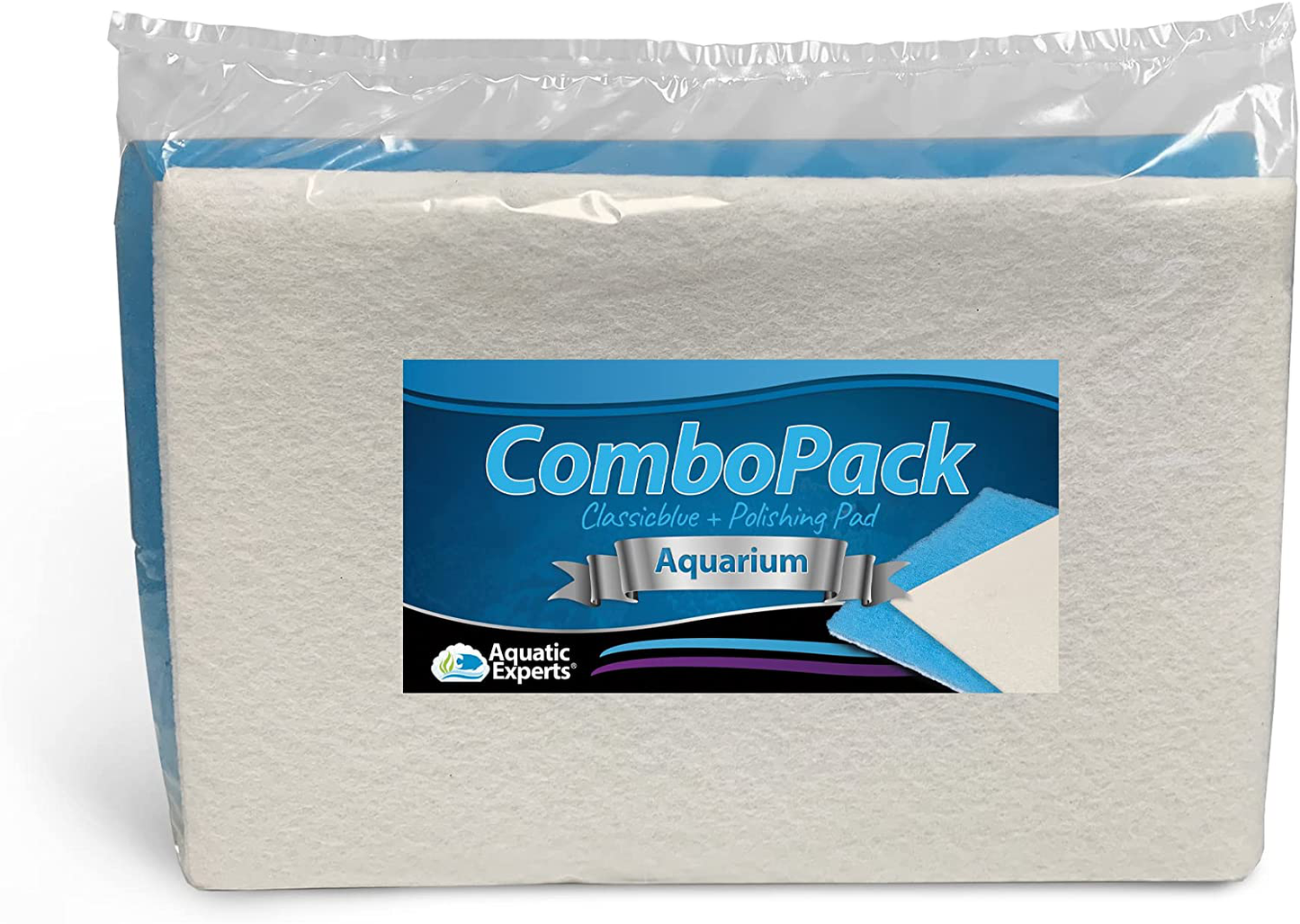 Aquatic Experts Classic Bonded Aquarium Filter Pad - Blue and White Aquarium Filter Media Roll Bulk Can Be Cut to Fit Most Filters, Made in USA Animals & Pet Supplies > Pet Supplies > Fish Supplies > Aquarium Filters Aquatic Experts Classic Filter Pad & 50 Micron Polishing Pad