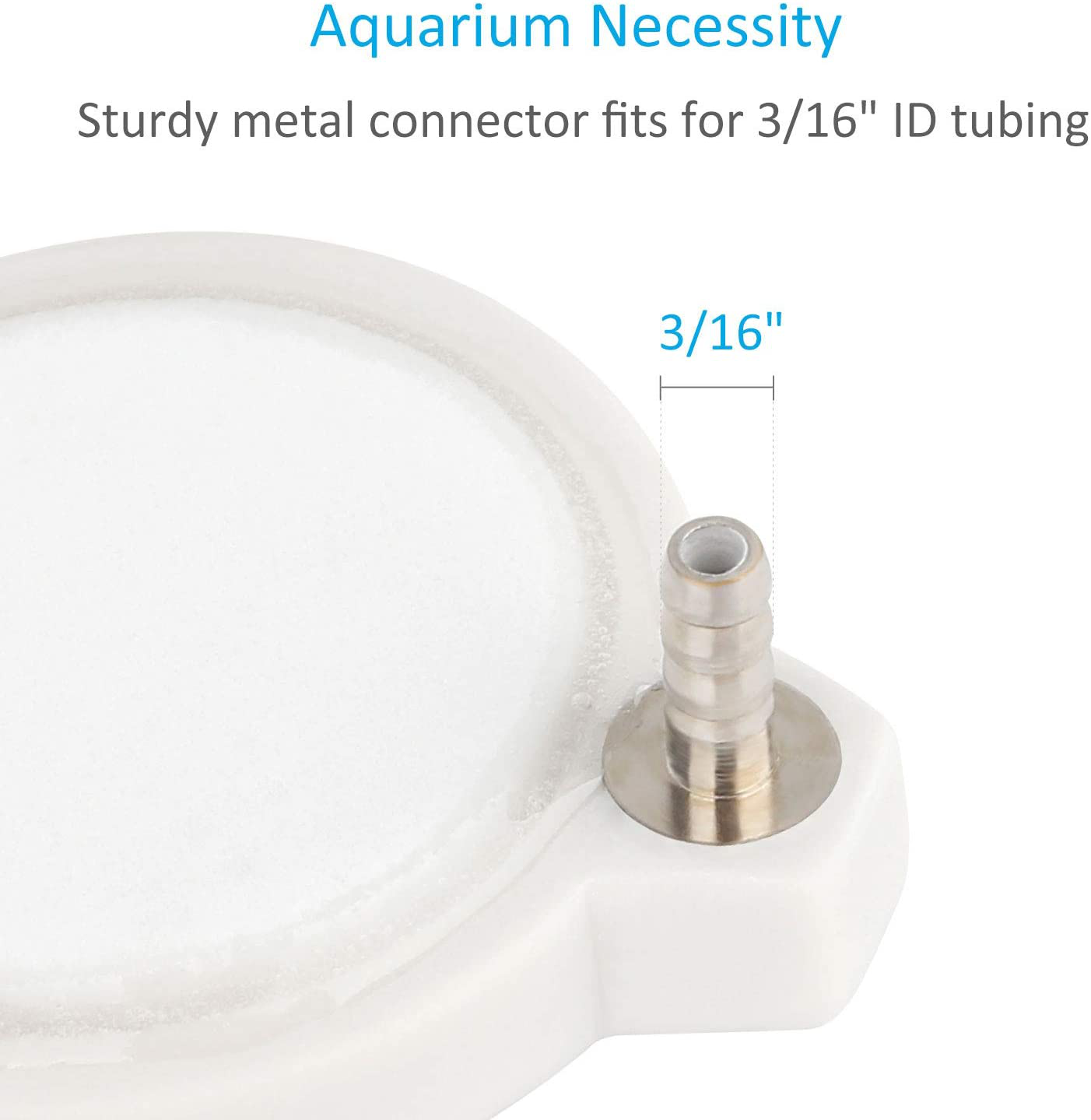 Pawfly 2 Inch Fine Bubble Air Diffuser Air Stone Disc for Small Air Pump Aquarium Fish Tank Animals & Pet Supplies > Pet Supplies > Fish Supplies > Aquarium Air Stones & Diffusers Pawfly