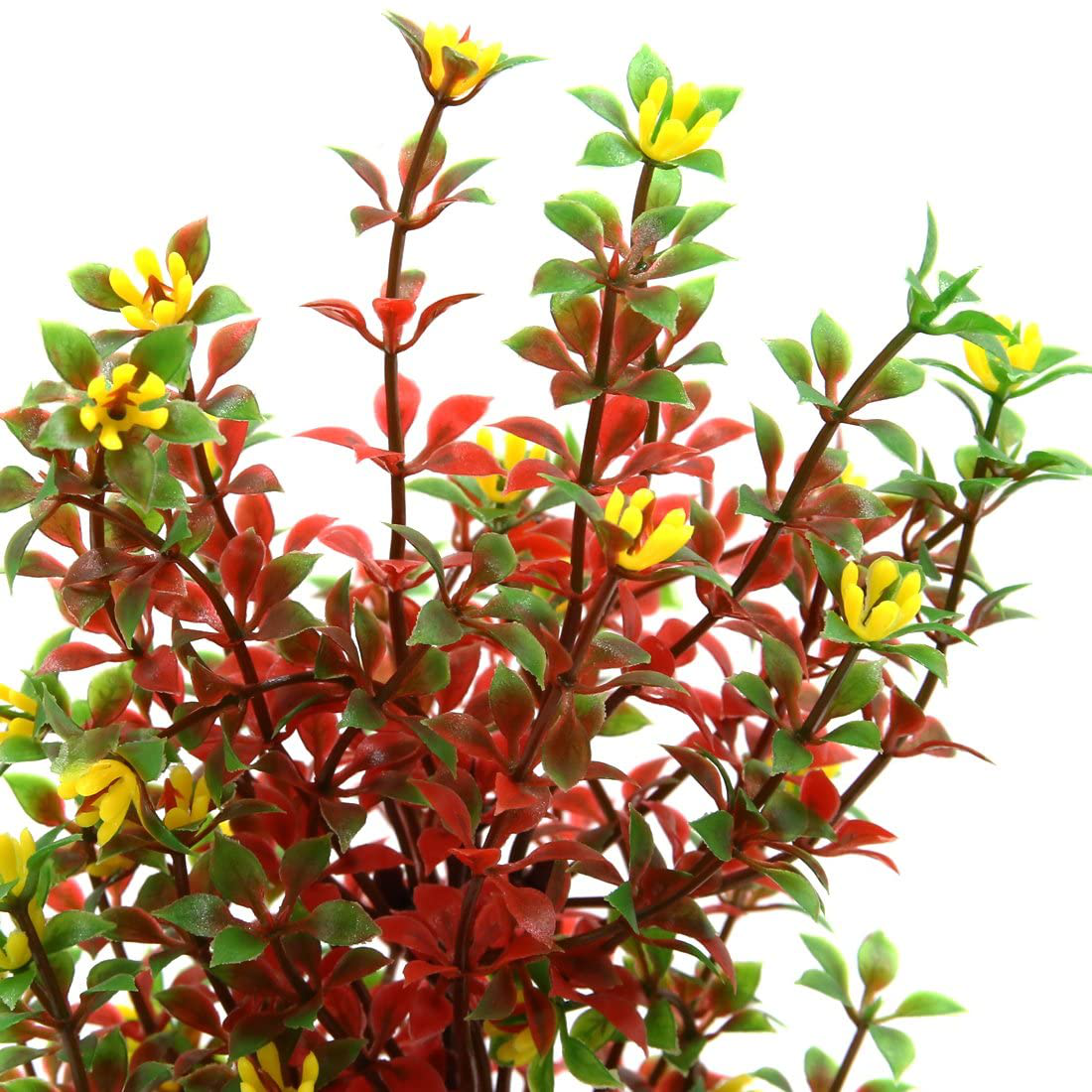 Uxcell Red Plastic Plant Terrarium Decorative Ornament Habitat Decor for Reptiles and Amphibians Animals & Pet Supplies > Pet Supplies > Reptile & Amphibian Supplies > Reptile & Amphibian Habitats uxcell