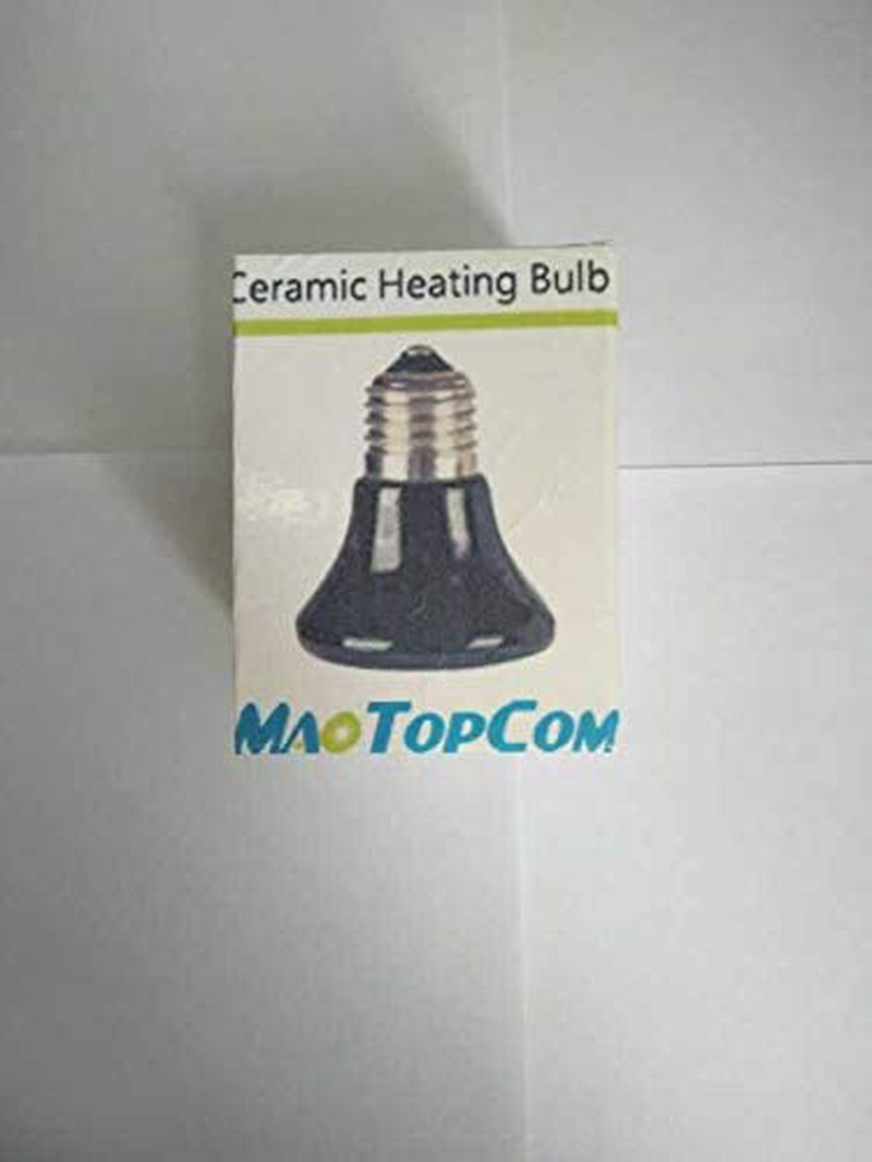Maotopcom 25 Watt Mini Black Reptile Heat Lamp Bulb 2 Pack 25W 60MM Pet Infrared Ceramic Heat Emitter for Brooder Coop Lizard Lambs Snake No Light, AC 110V Animals & Pet Supplies > Pet Supplies > Reptile & Amphibian Supplies > Reptile & Amphibian Habitat Heating & Lighting MaoTopCom