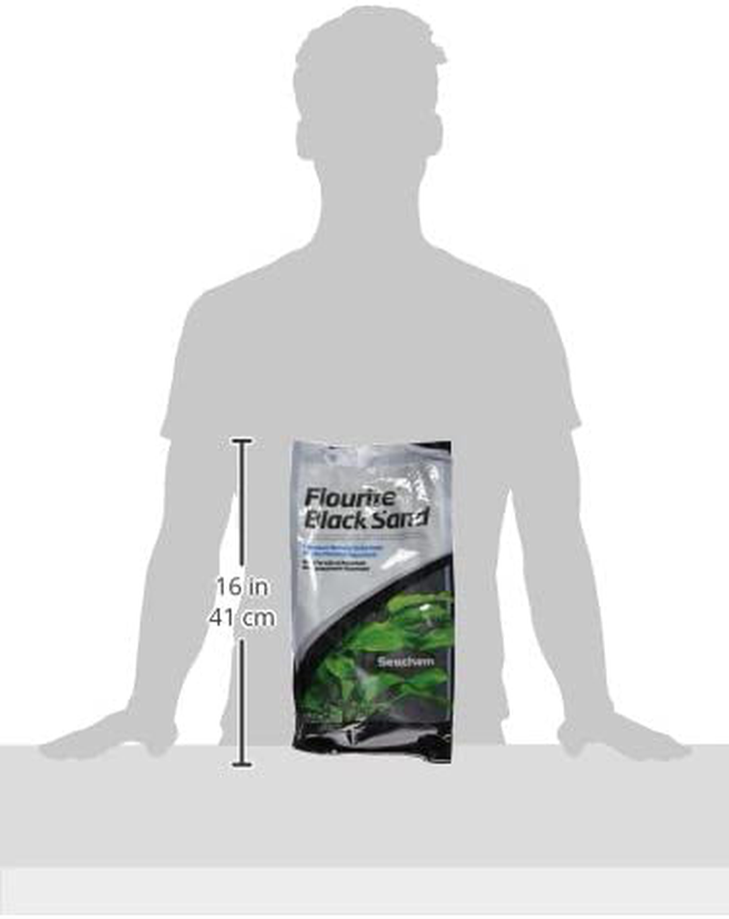 Seachem Fluorite Black Sand Substrate, 7.7Lb Animals & Pet Supplies > Pet Supplies > Fish Supplies > Aquarium Gravel & Substrates Seachem