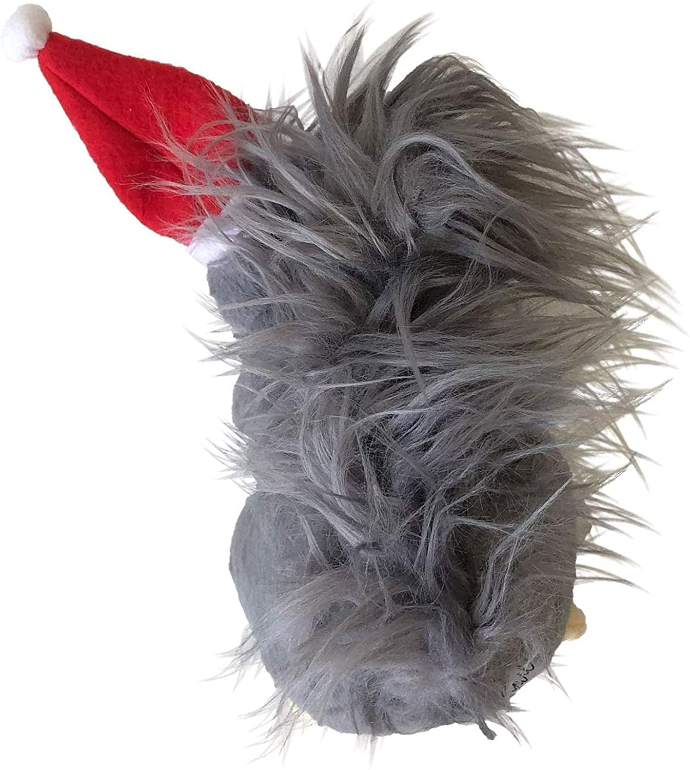 Midlee Christmas Squirrel Plush Furry Tail Large Dog Toy with Santa Hat Animals & Pet Supplies > Pet Supplies > Dog Supplies > Dog Toys Midlee