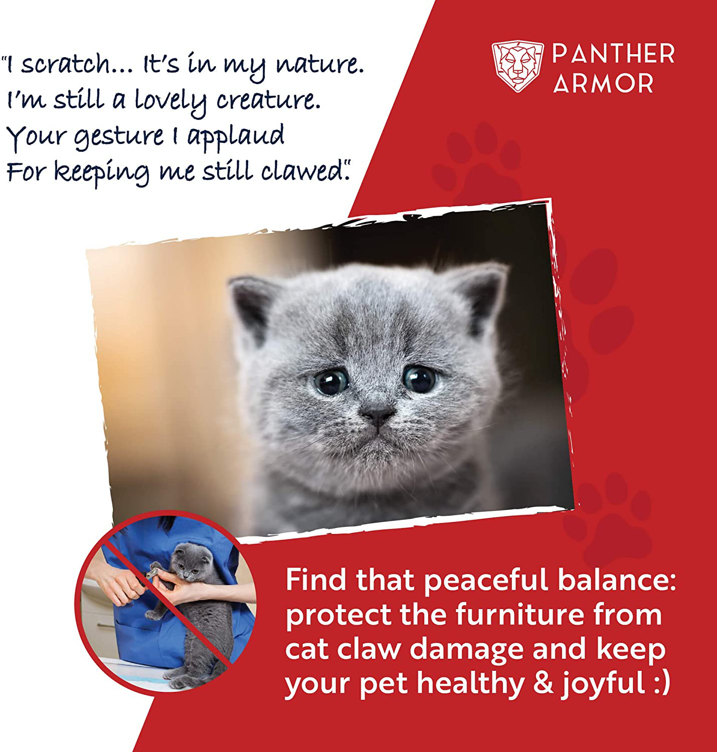 Panther Armor 10(Ten)-Pack Cat Scratch Deterrent Tape – Double Sided anti Cats Scratching Sticky Tape – 5-Pack XL 16”L 12”W + 5-Pack Large 17”L 10”W Furniture Protectors – Clear Training Tape Animals & Pet Supplies > Pet Supplies > Cat Supplies > Cat Furniture Panther Armor